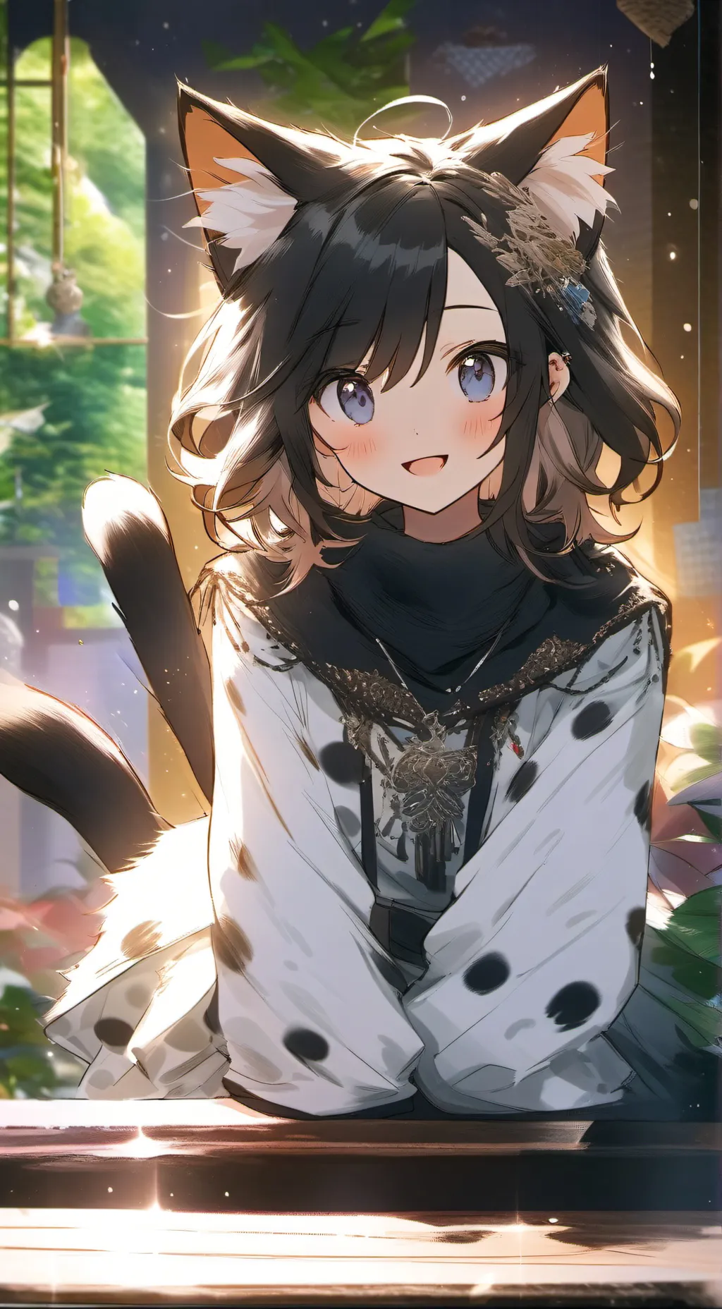 ai character: Spot the Amorous Furry background