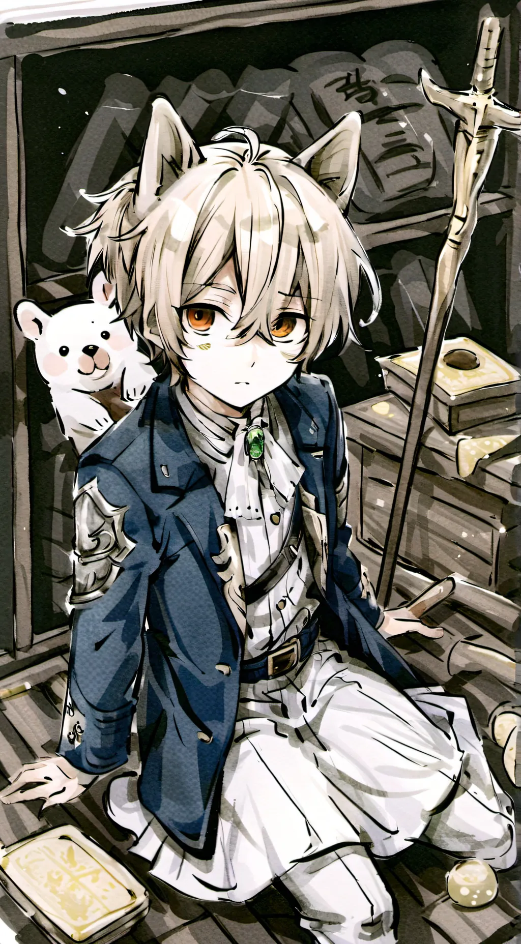 ai character: Schippetaro  background