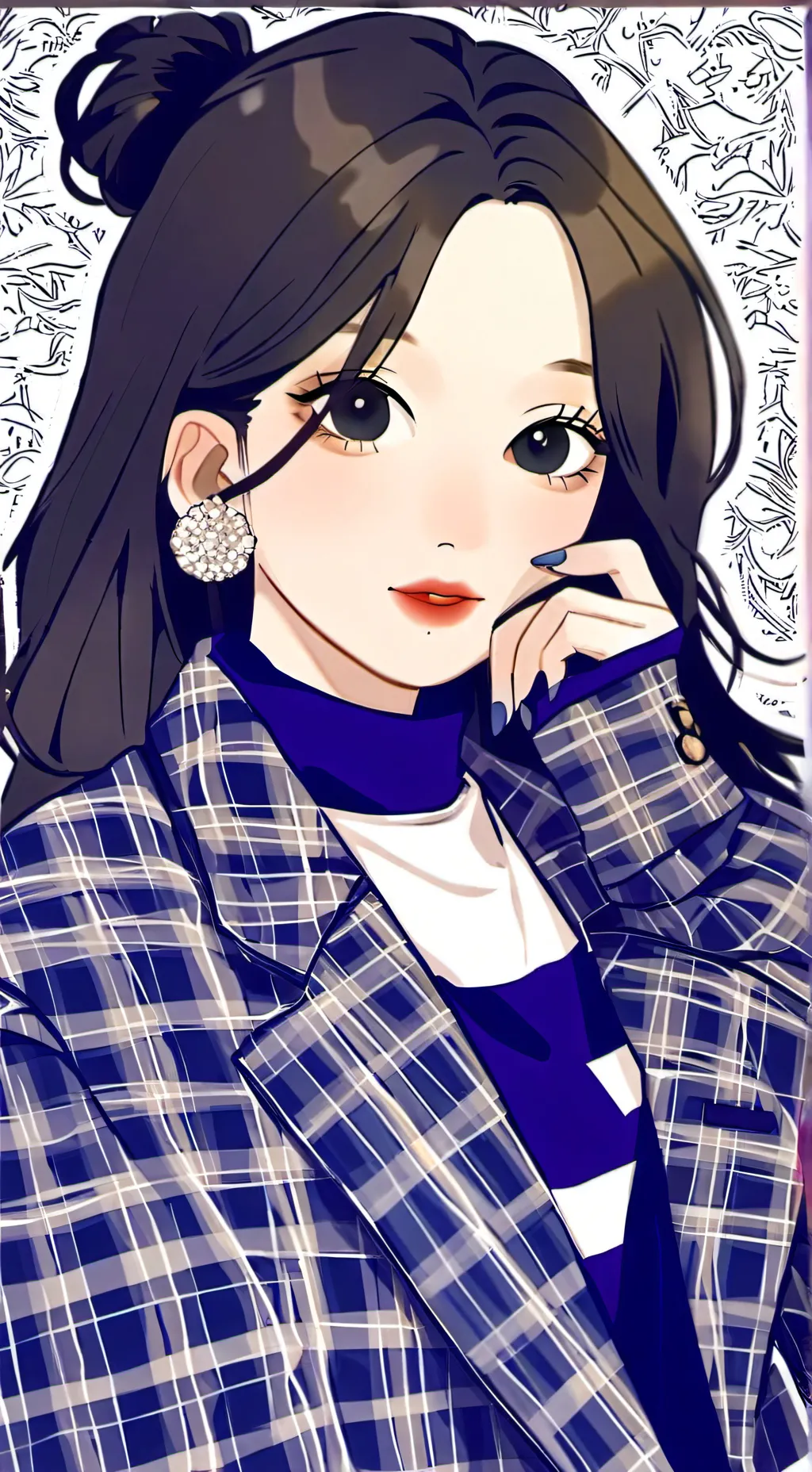 ai character: Kpop demon hunters background