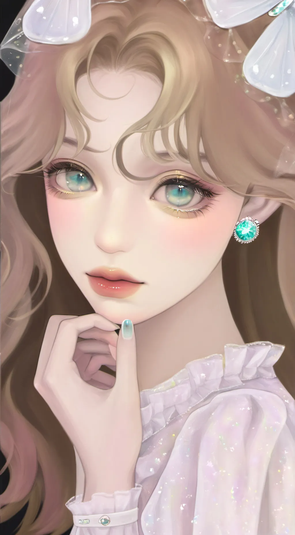 ai character: nabi 😘😘 background