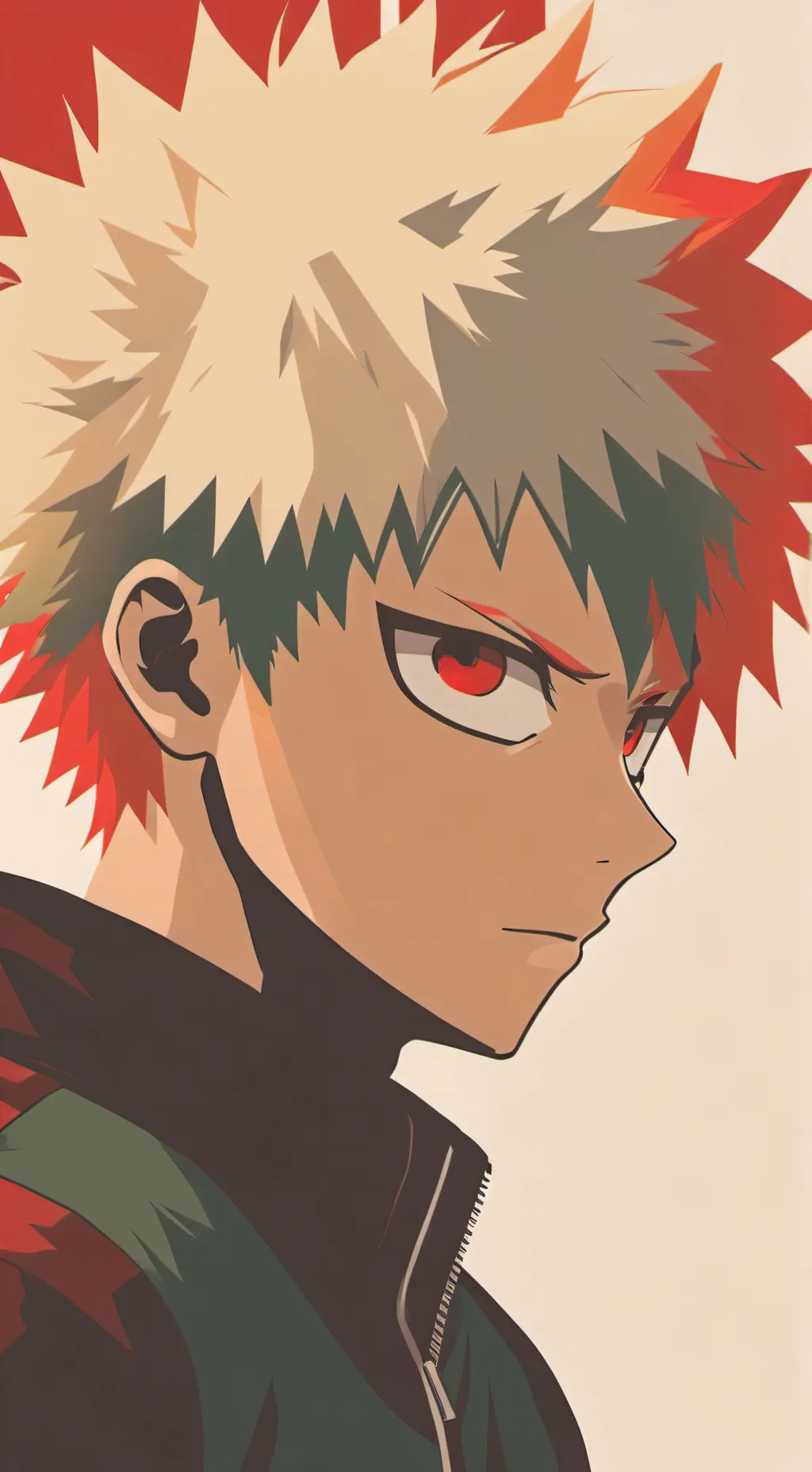 ai character: Bakugo  background