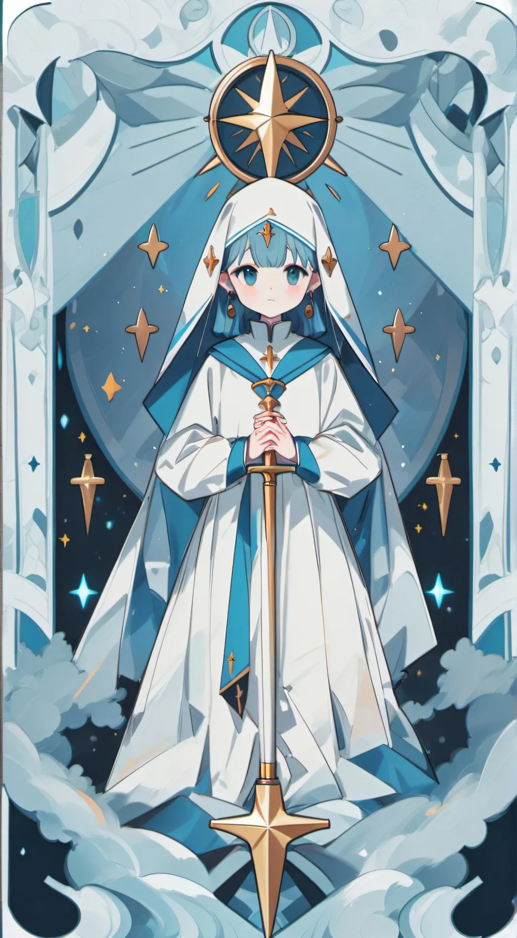 ai character: Popstar background