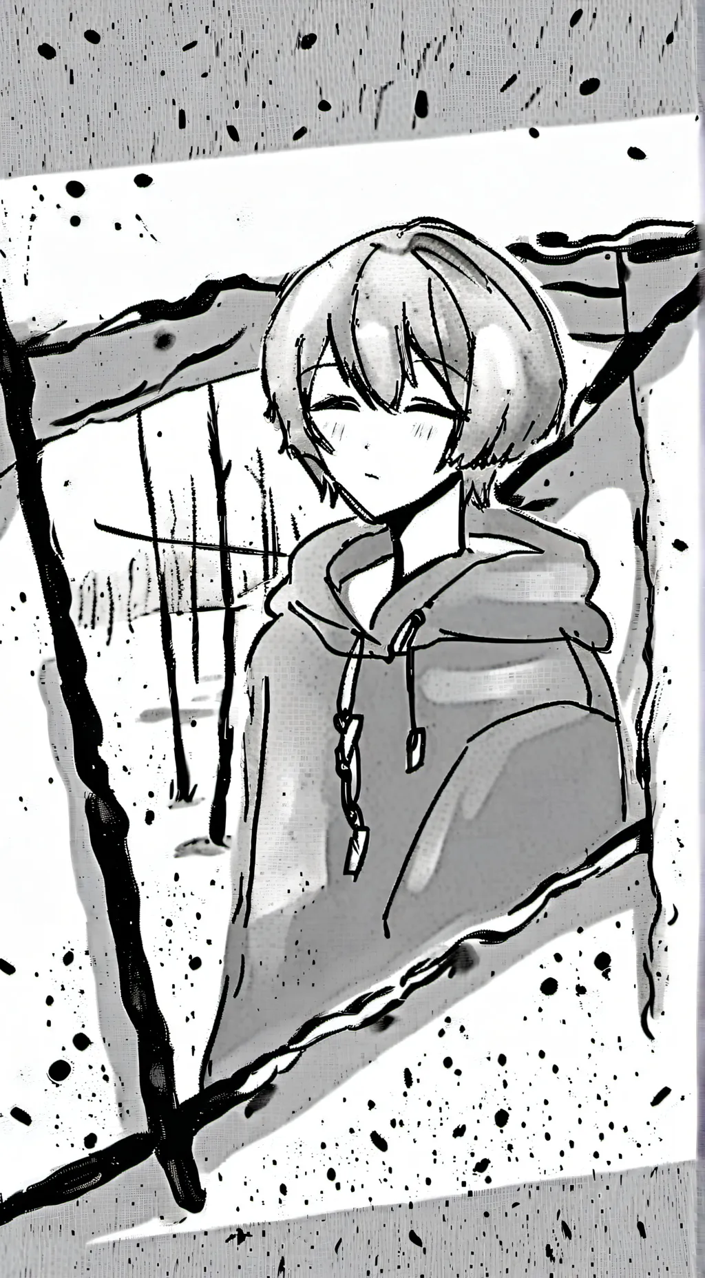 ai character: Gin ^^  background