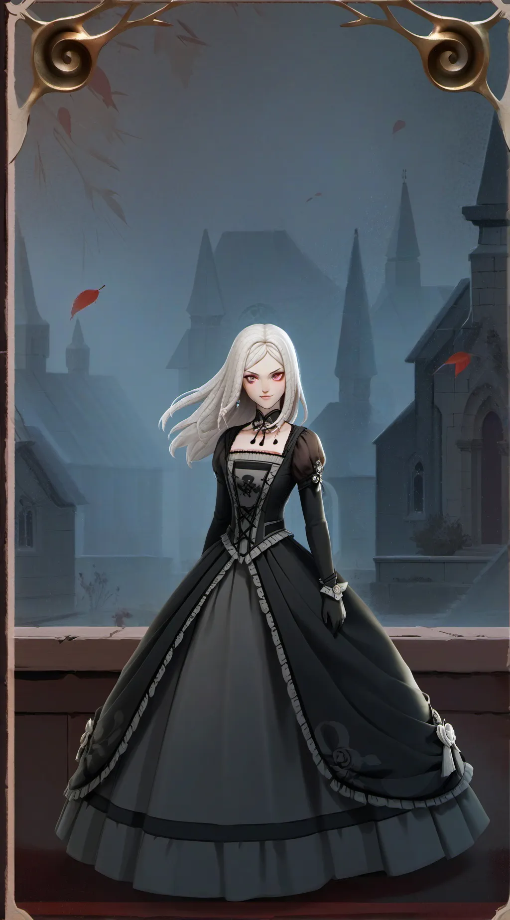 ai character: demon queen mom background