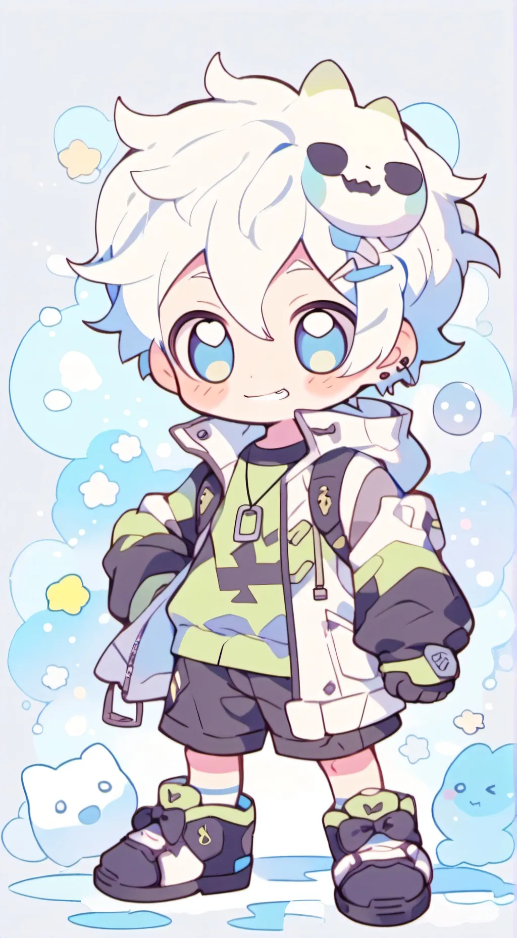 ai character: Bobo  background