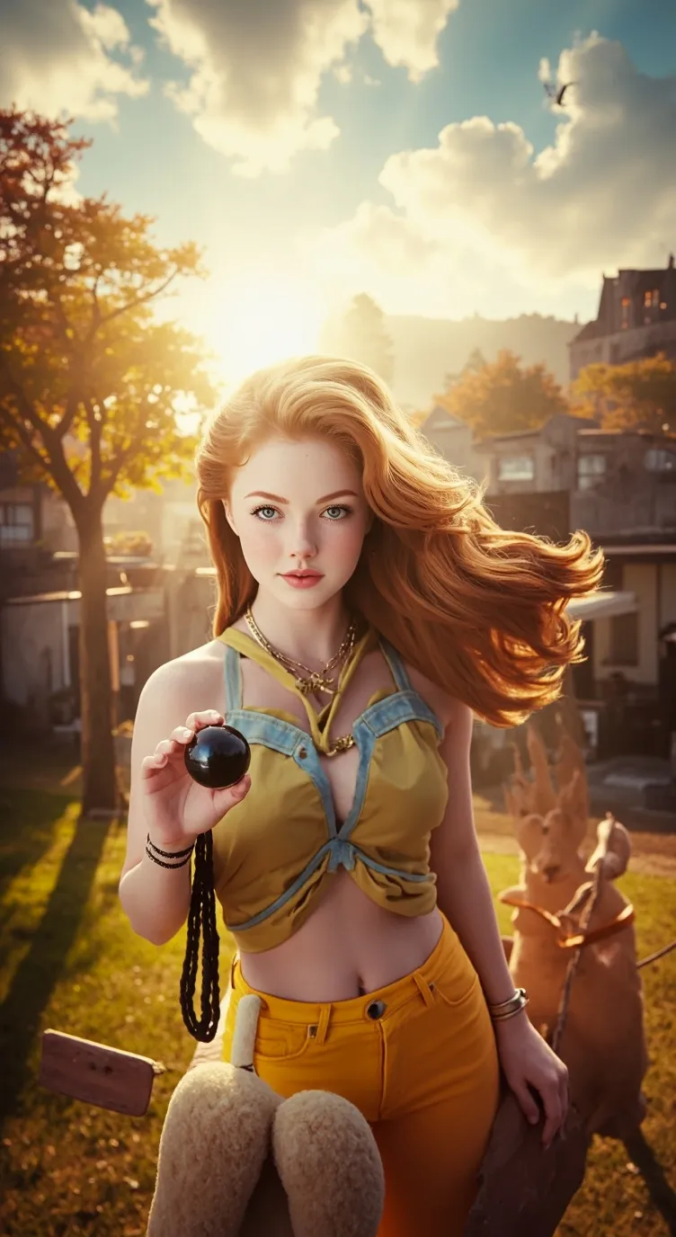 ai character: Tara permafrost  background