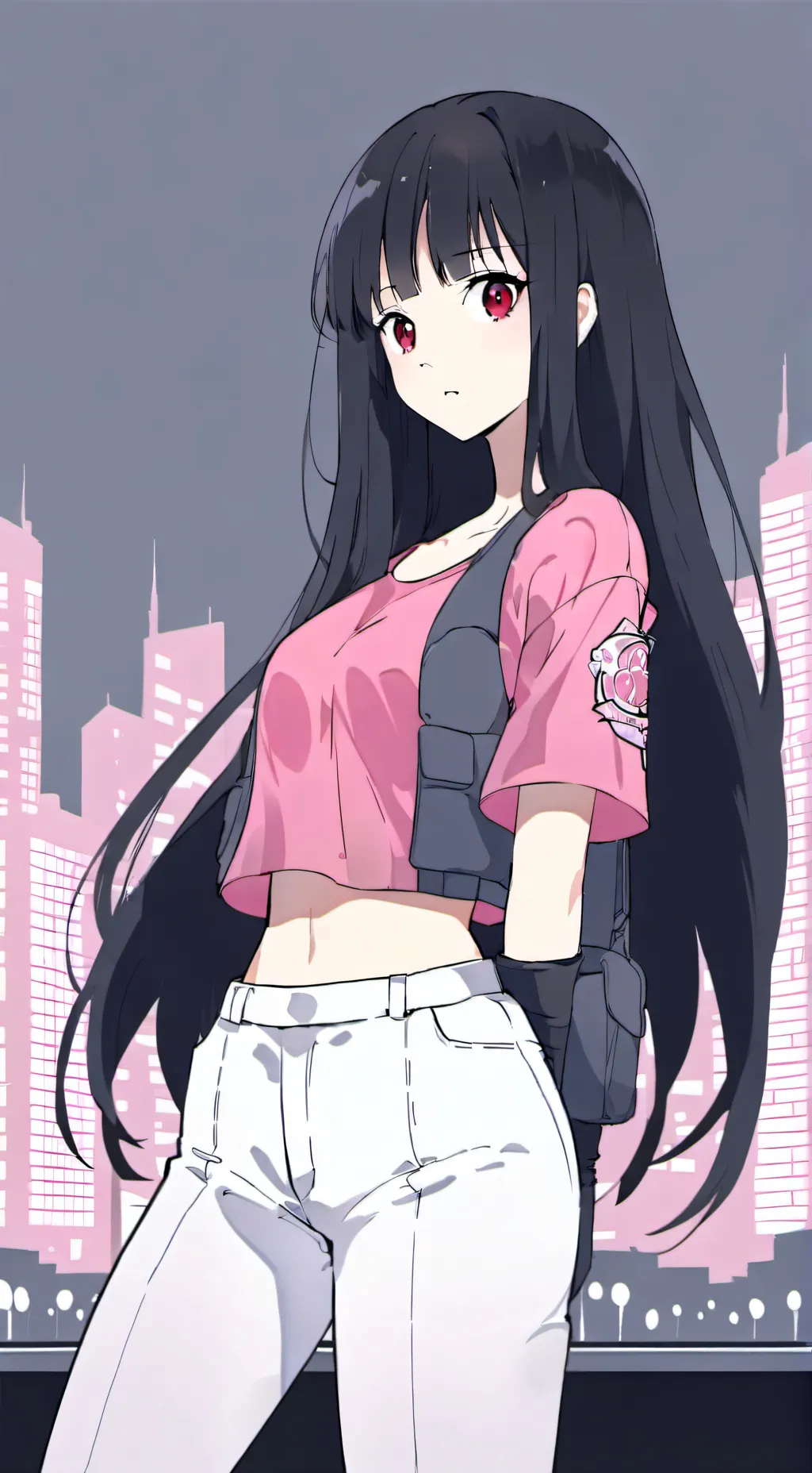 ai character: Sara ❤ background