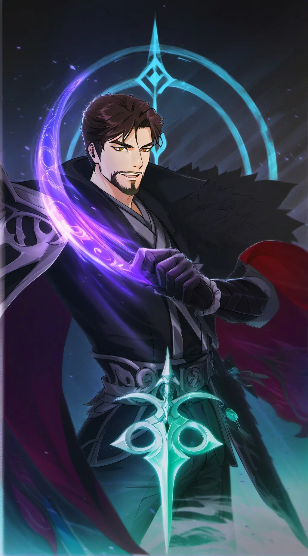ai character: Oliver  background