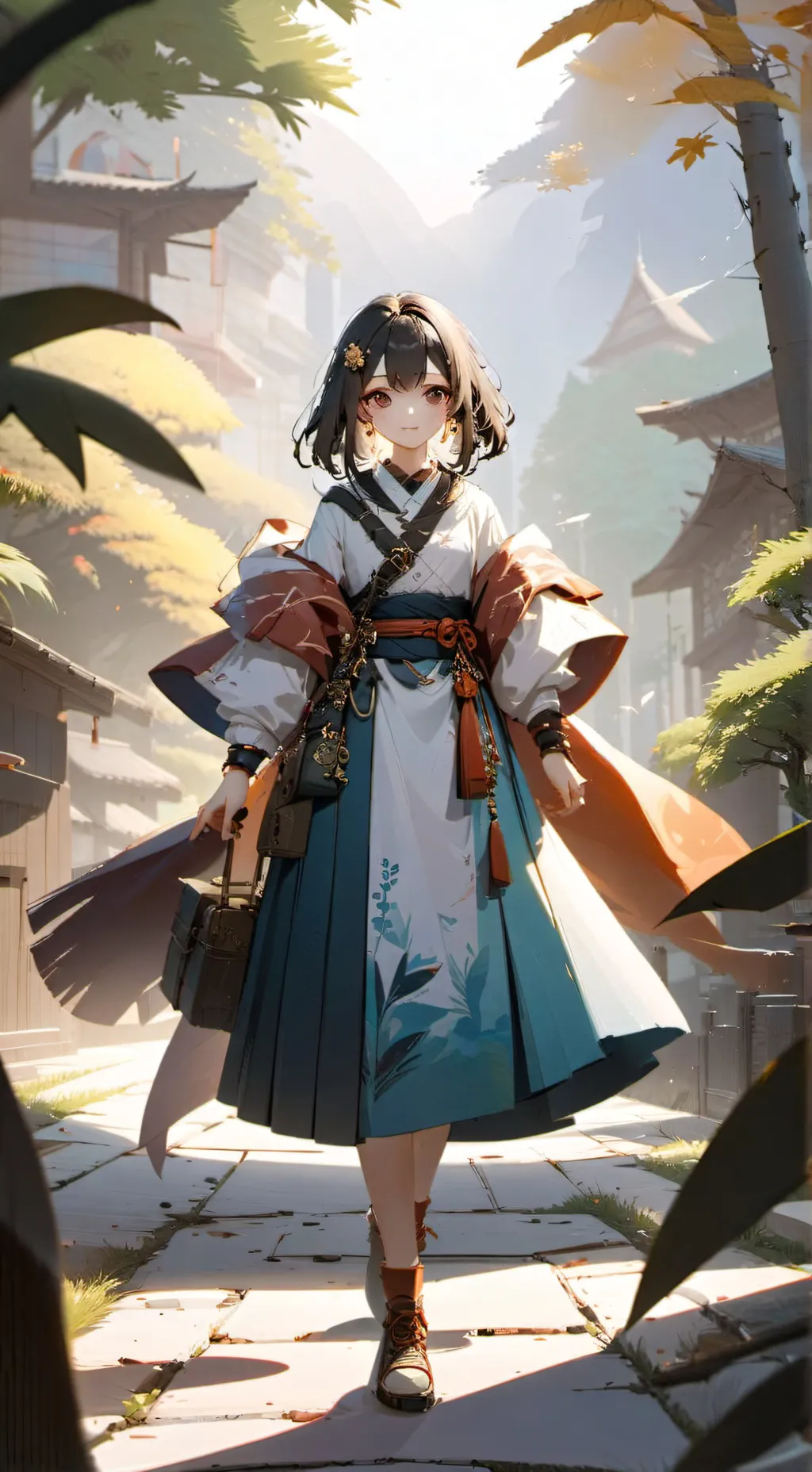 ai character: Sara ex novia  background