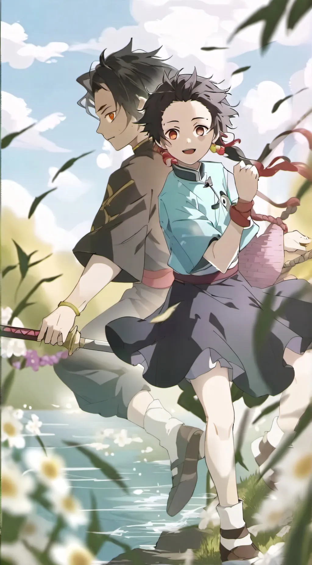 ai character: love potion kny background