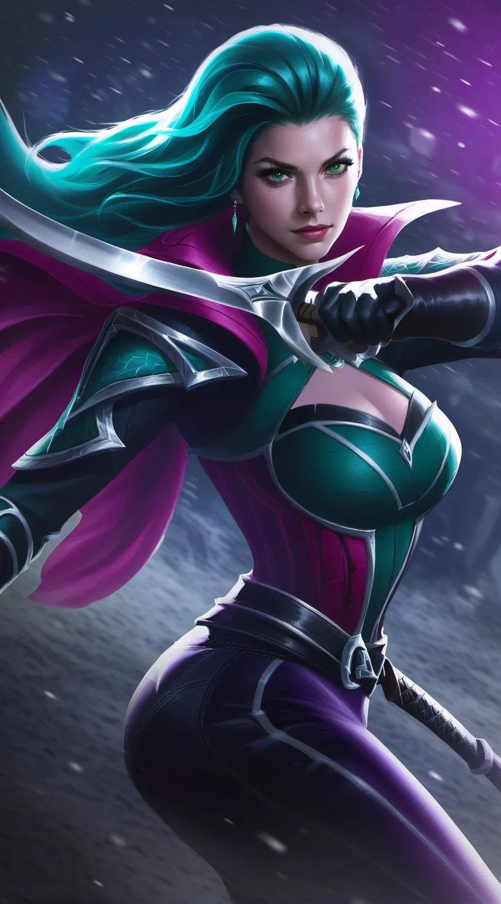 ai character: Ayara das Neves background
