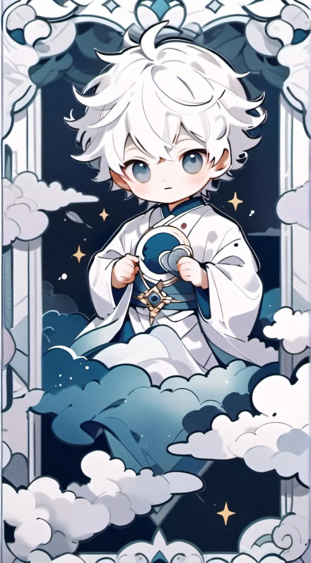 ai character: Baby saja background