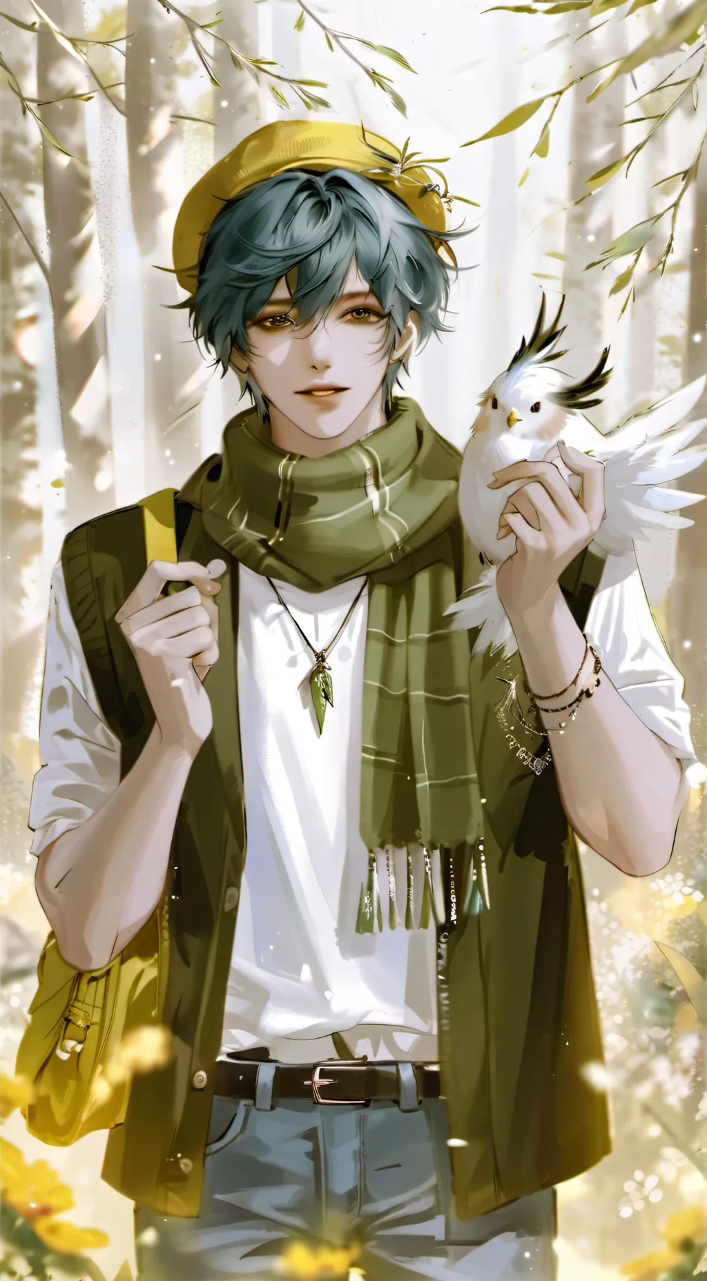 ai character: Baby saja background
