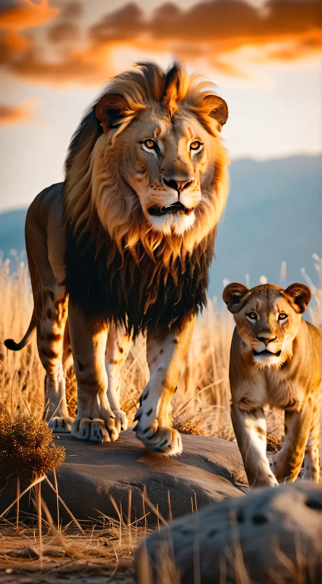 Talkie AI - Chat with Mufasa and Simba 