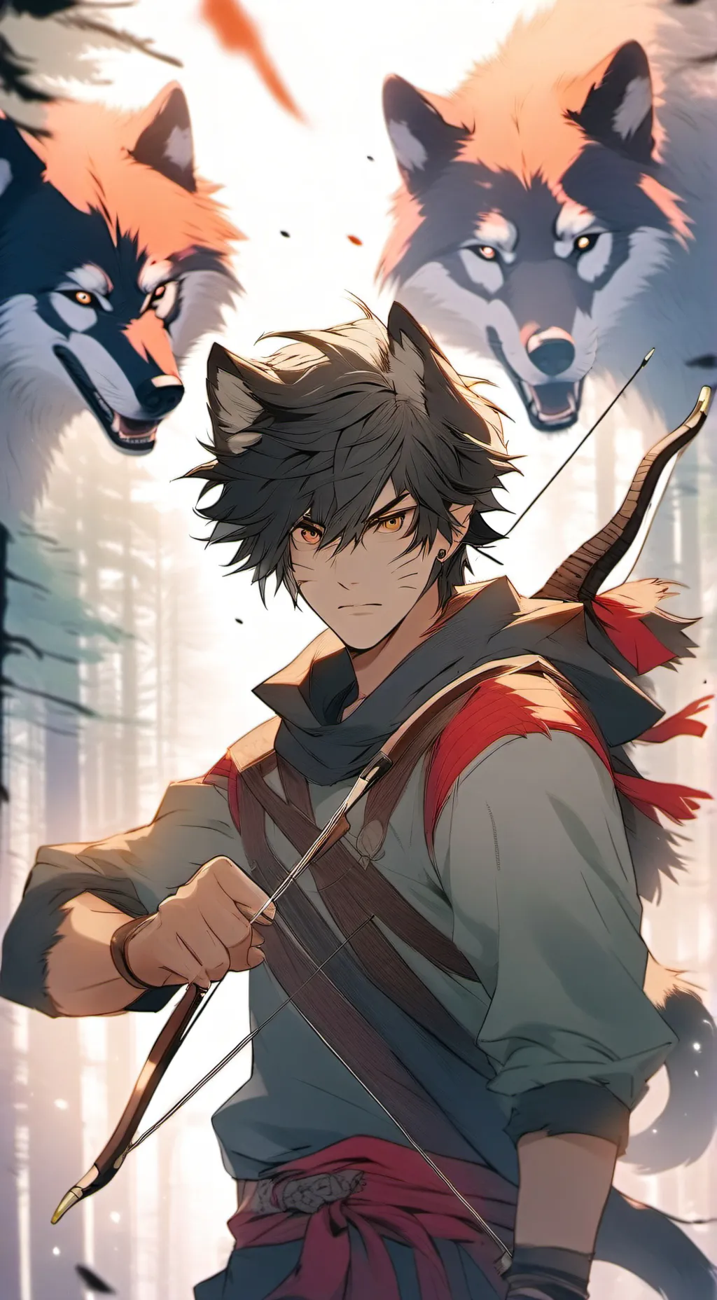 ai character: Zack  background