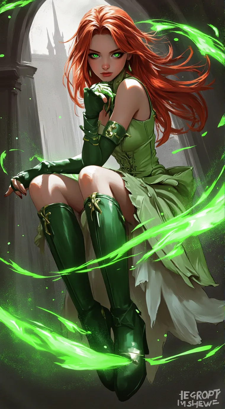 ai character: Poison Ivy  background