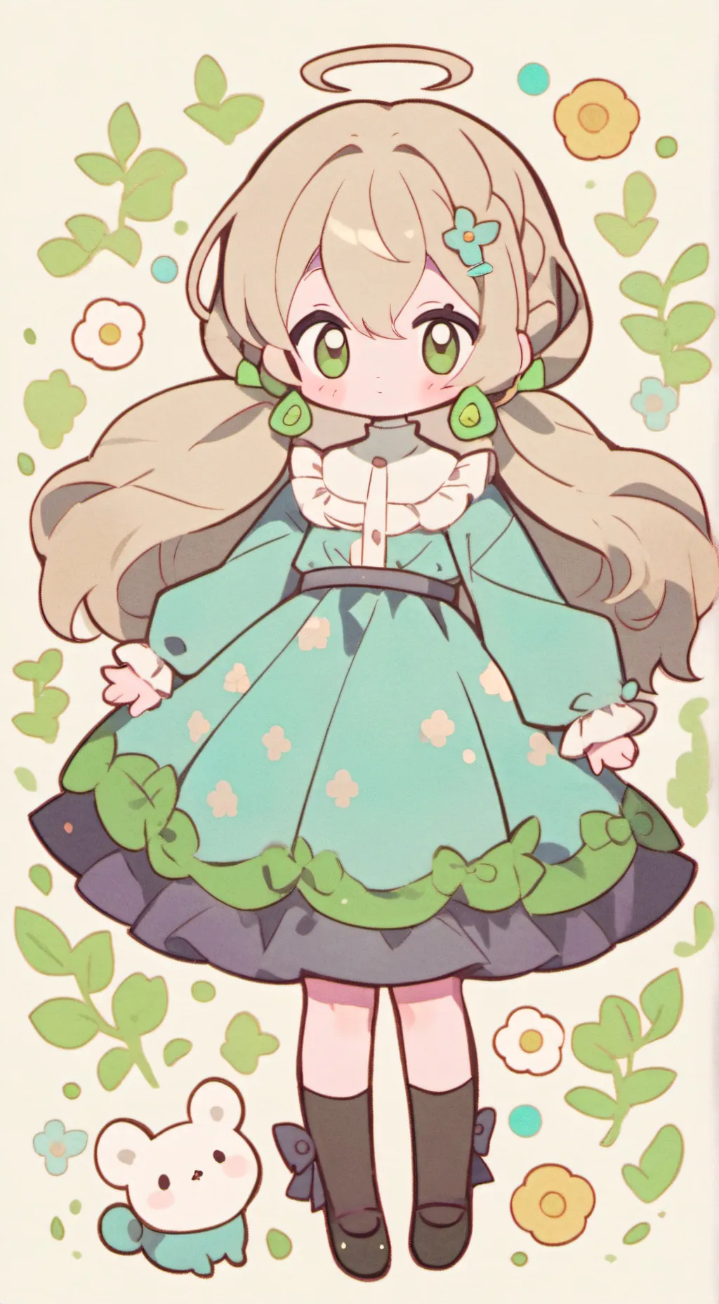 ai character: Beatrice  background