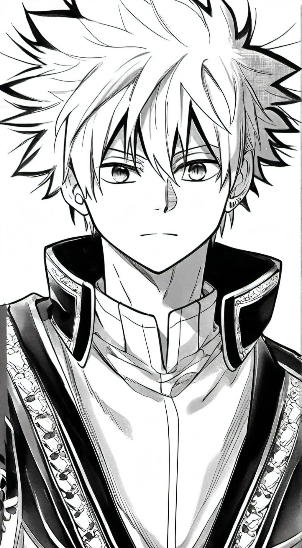 ai character: Bakugo Katsuki background