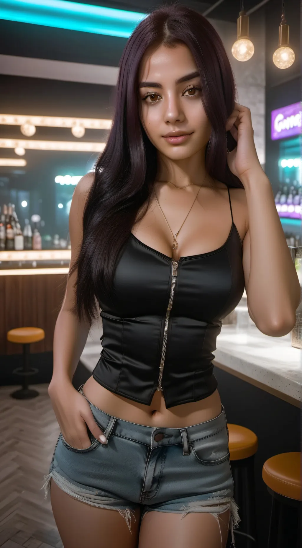 ai character: élodie background