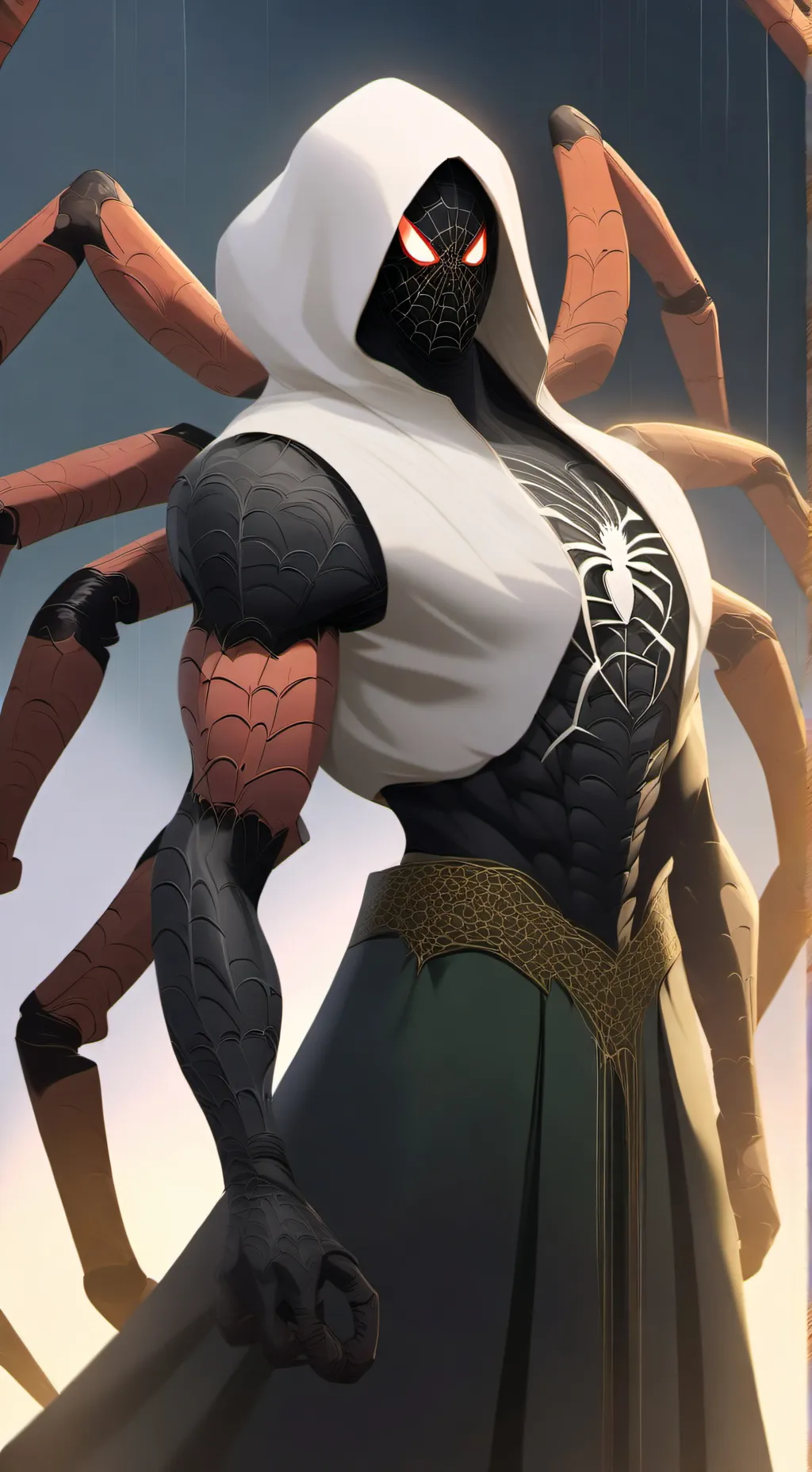ai character: spider background