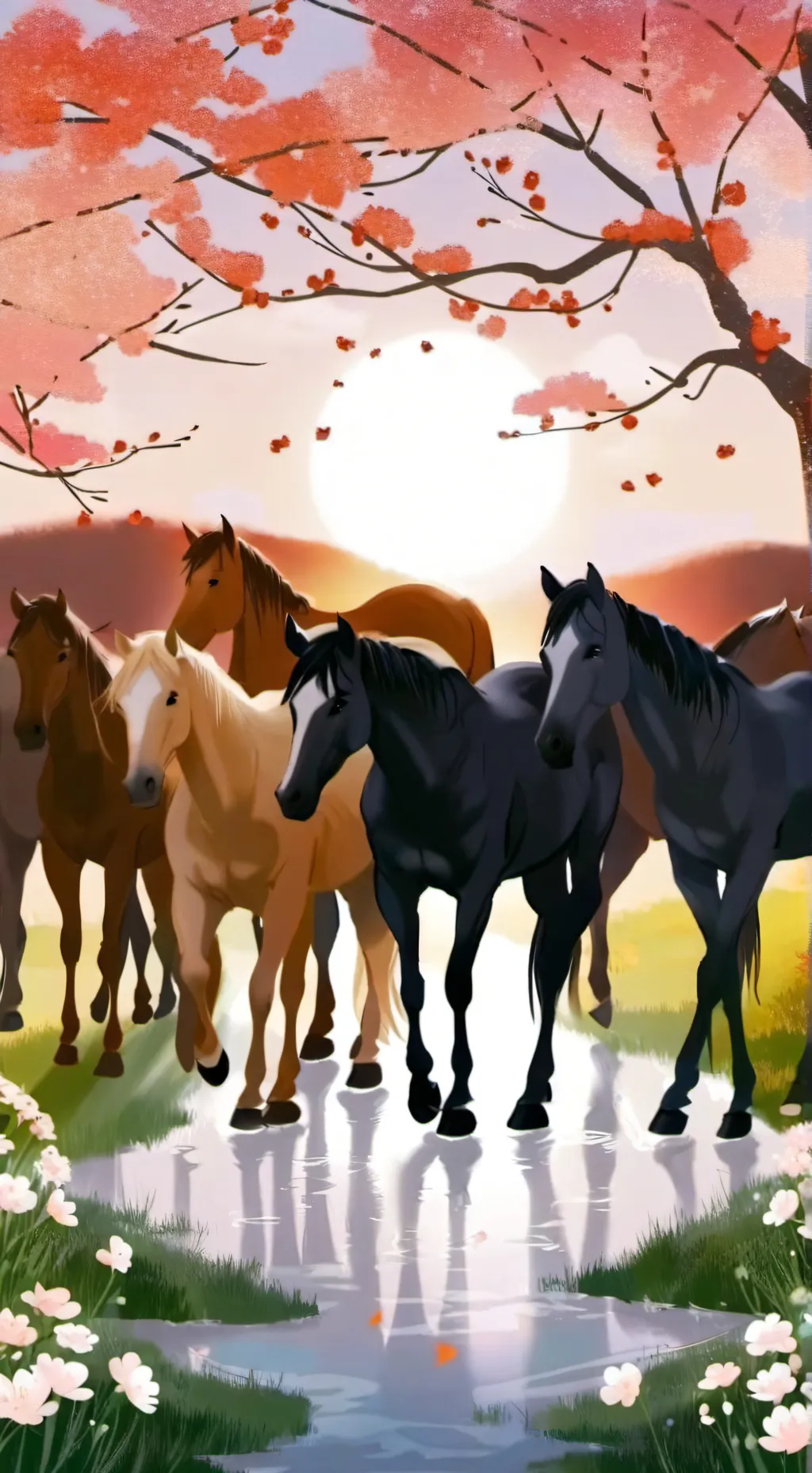 ai character: +|HERDS OF LIFE|+ background