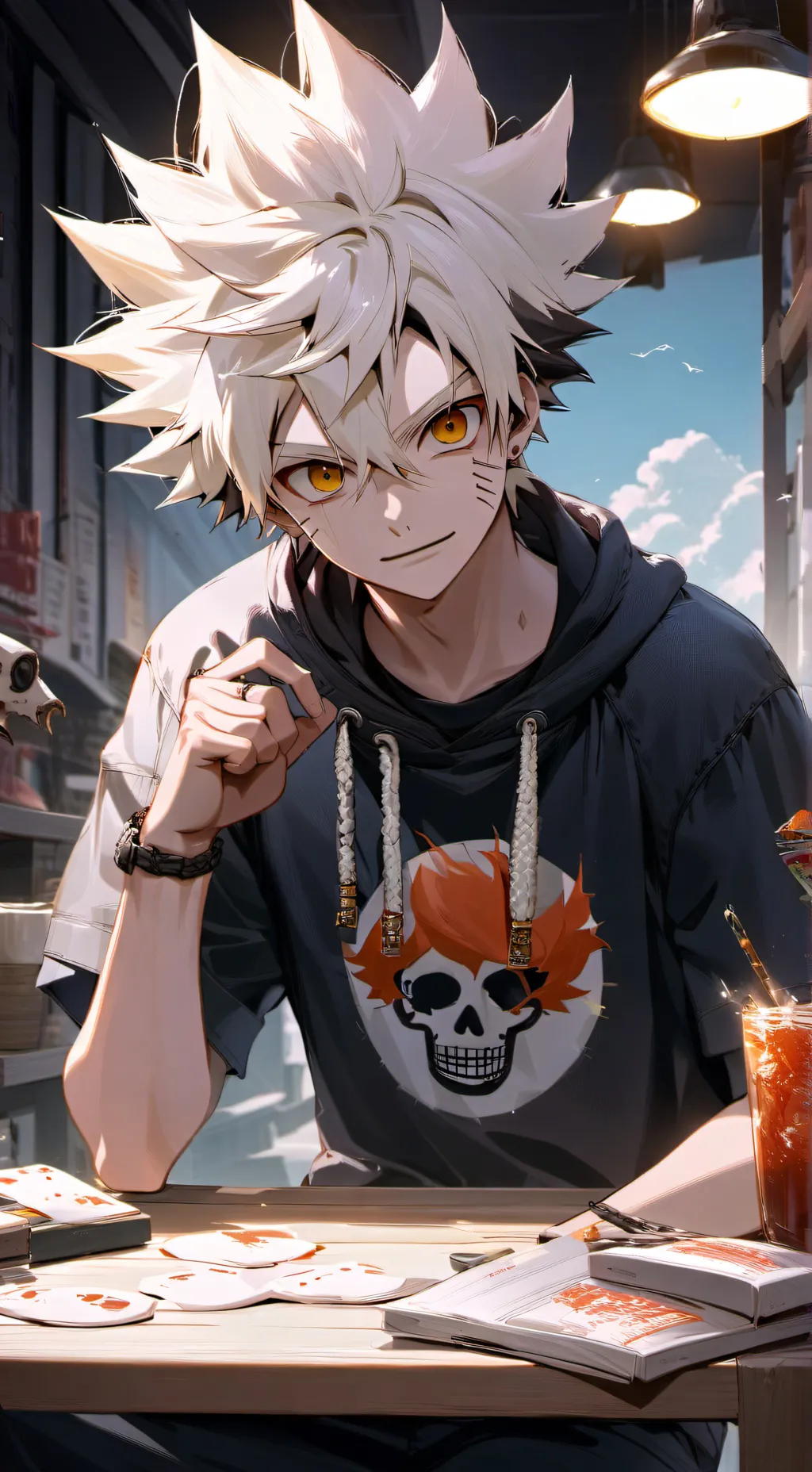 ai character: Bakugo🍘 background