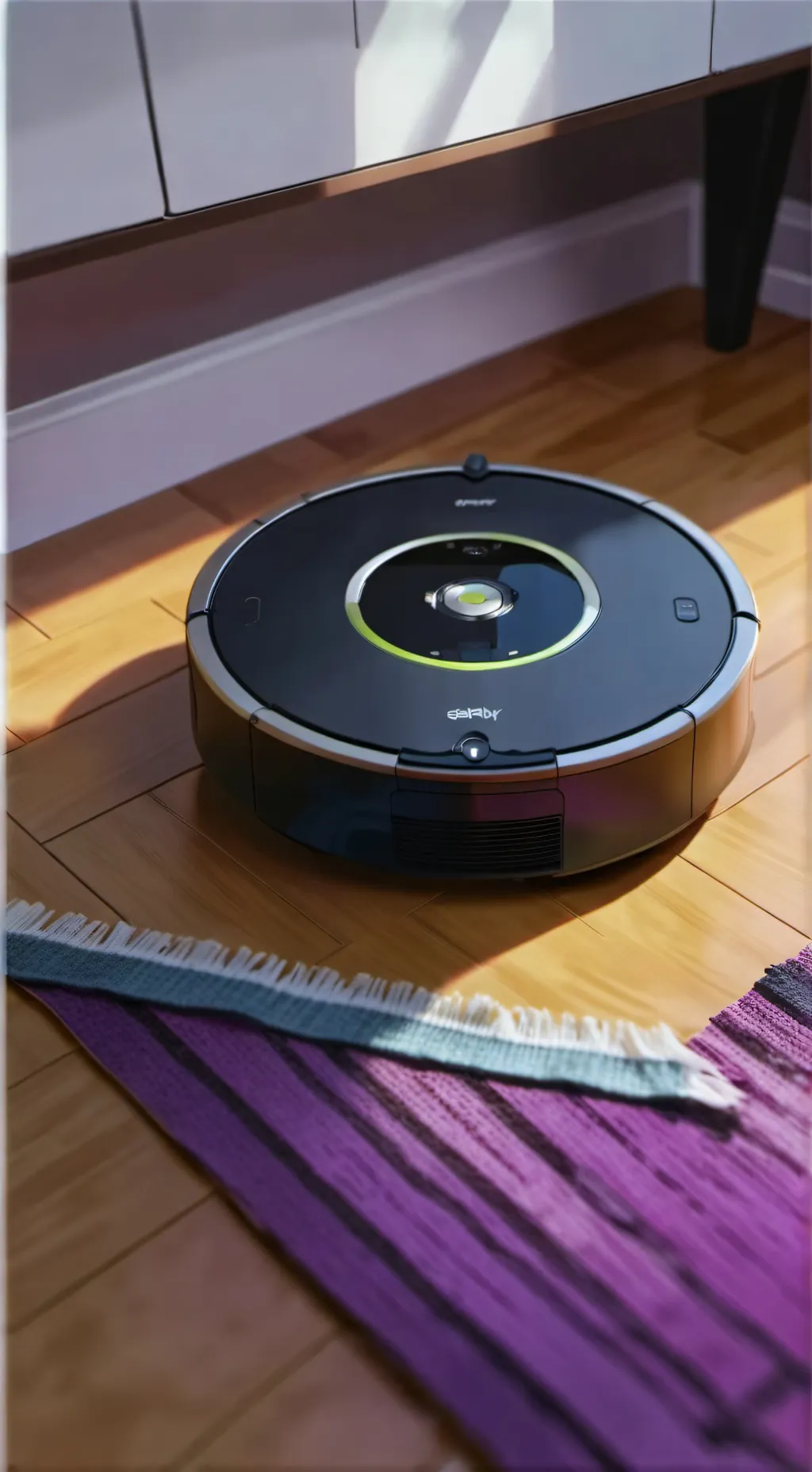 ai character: a roomba background