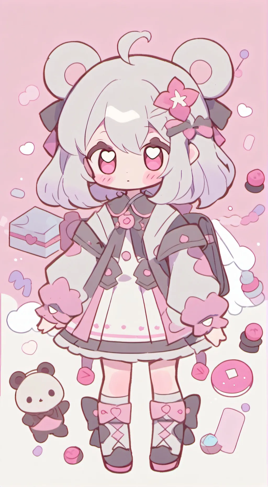 ai character: The coolkid trio background