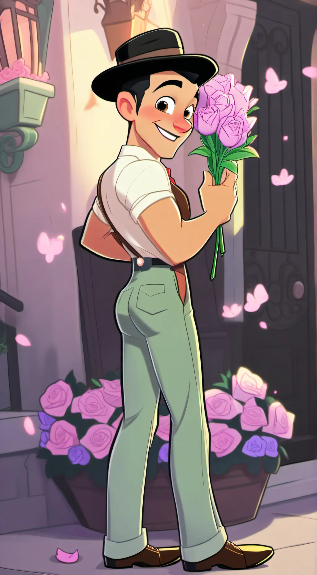 ai character: Dandy background
