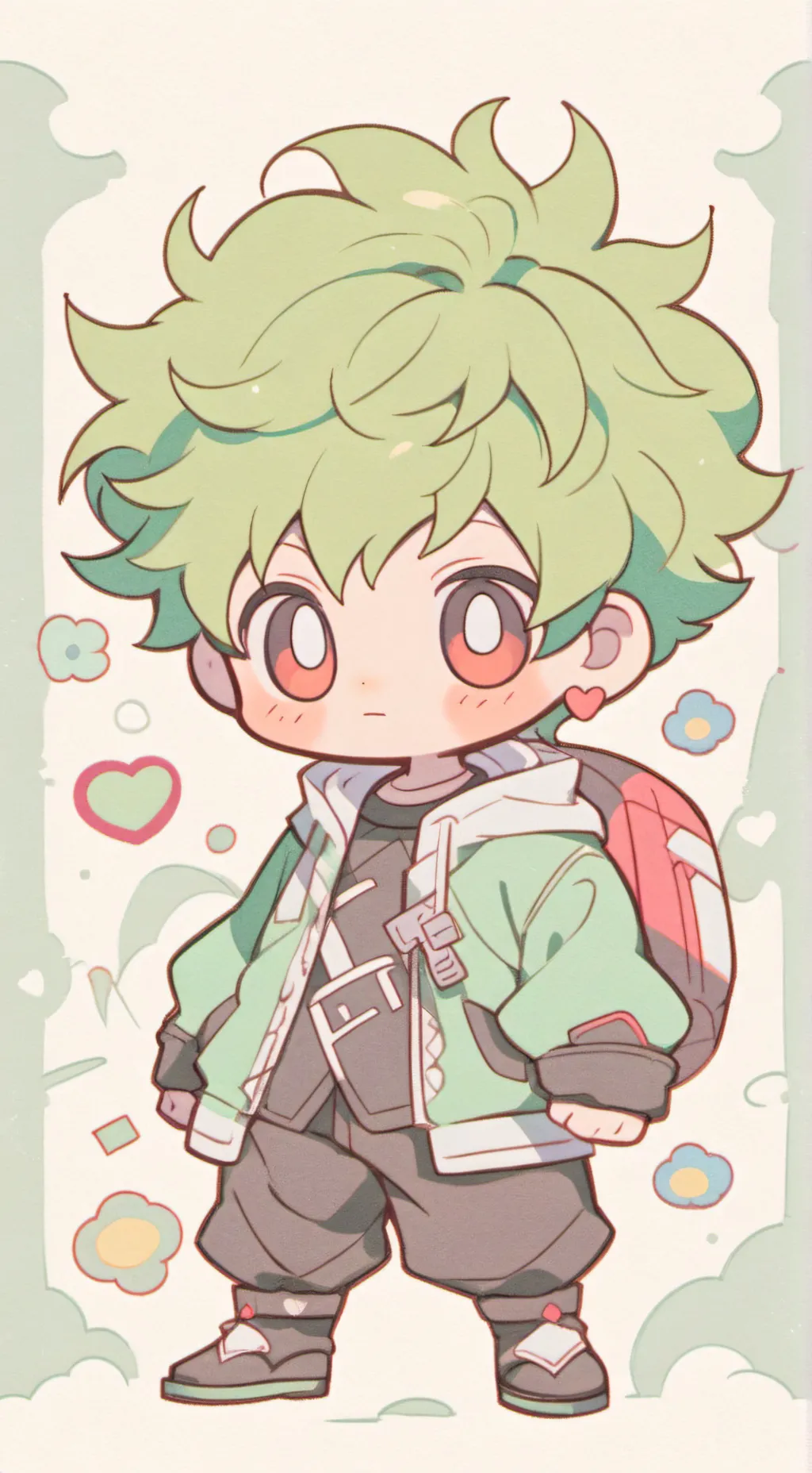 ai character: Deku bb background