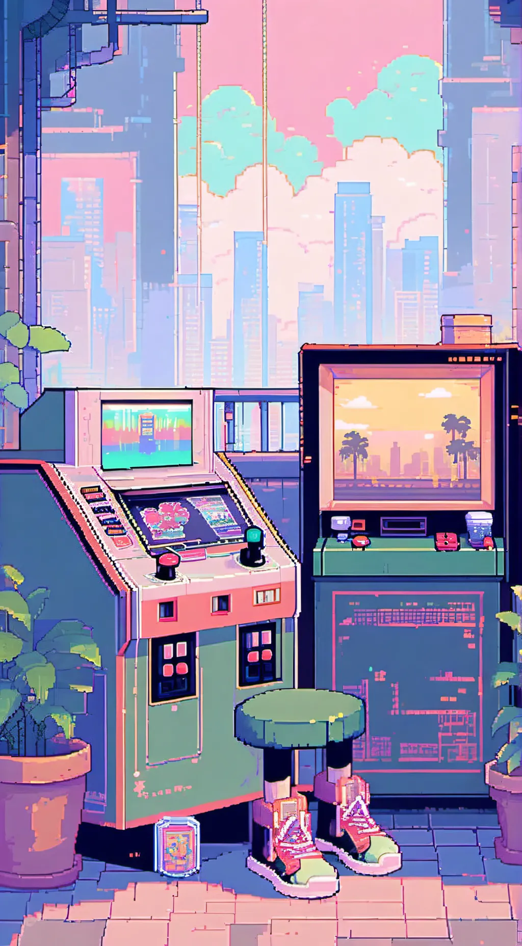 ai character: punch out background