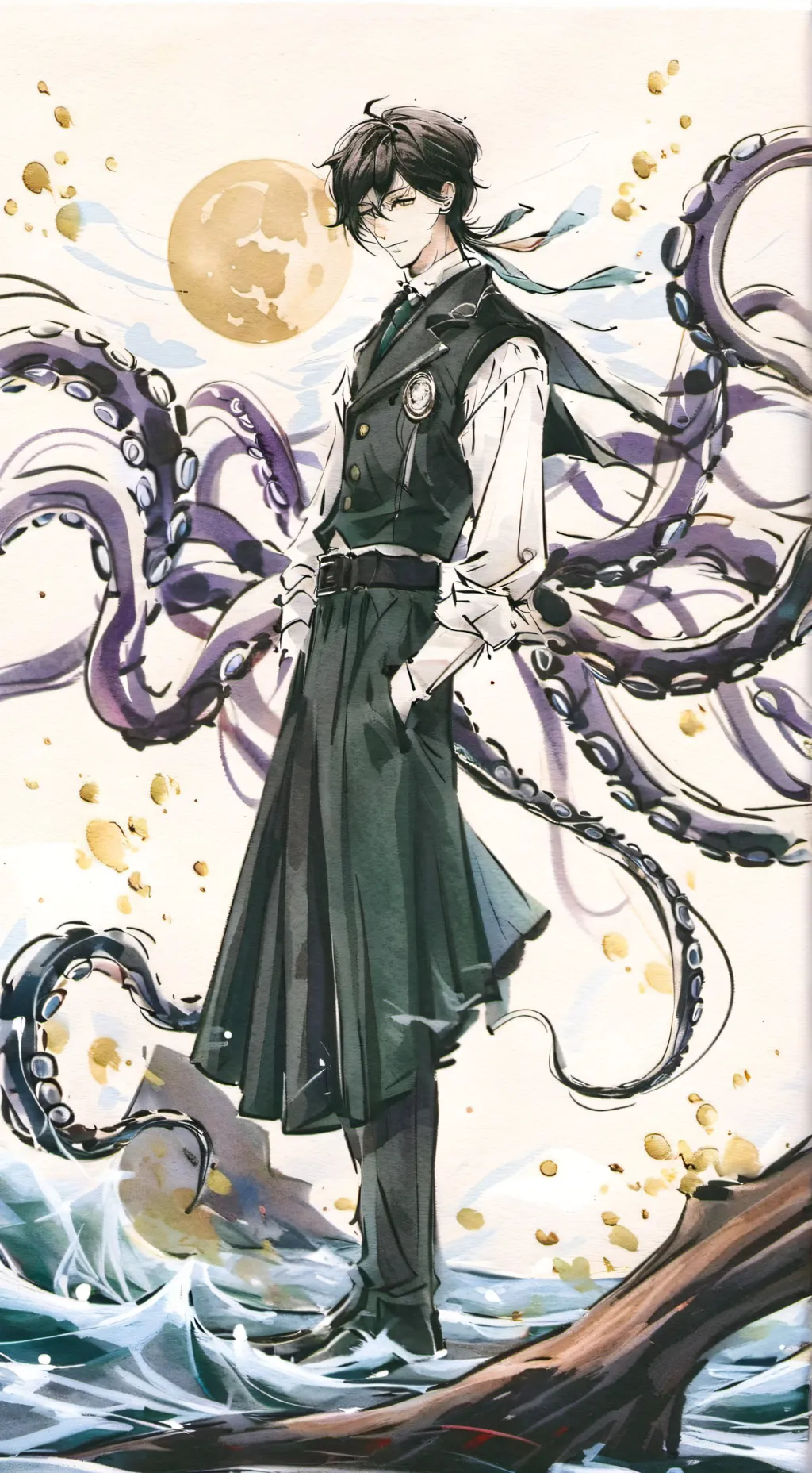 ai character: Demon Slayer background