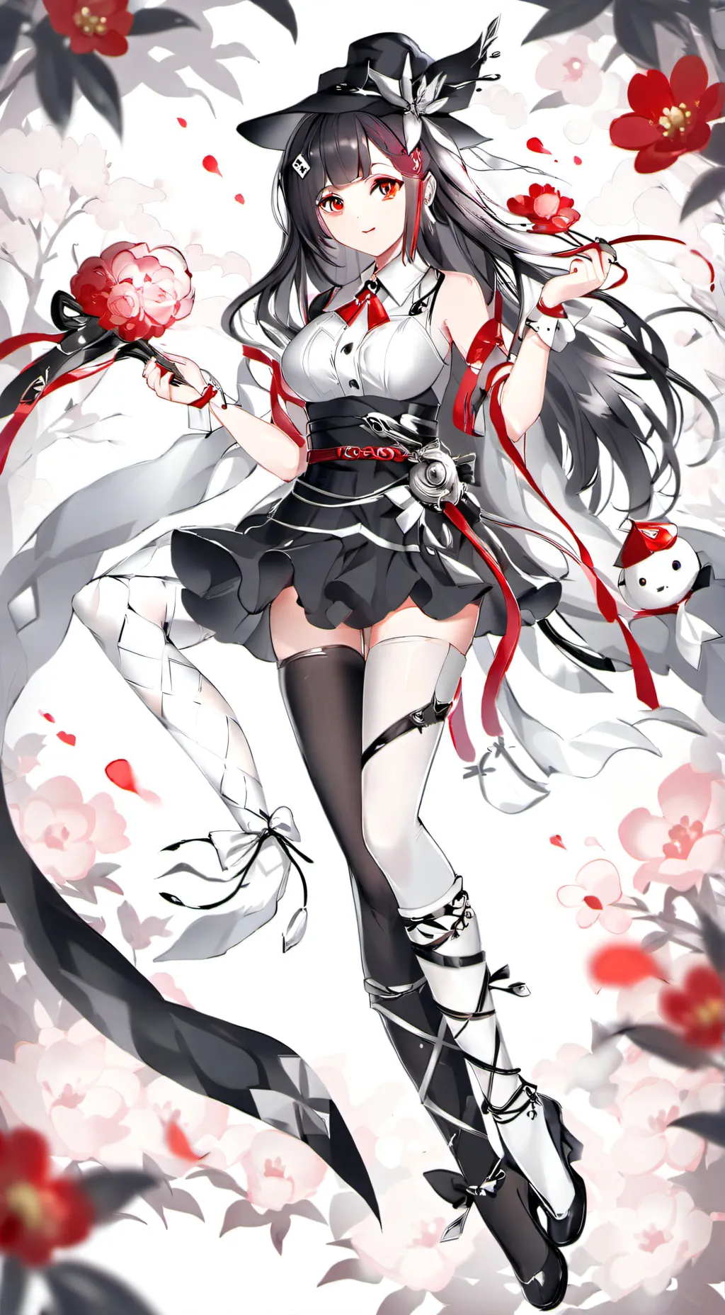ai character: vailete  background