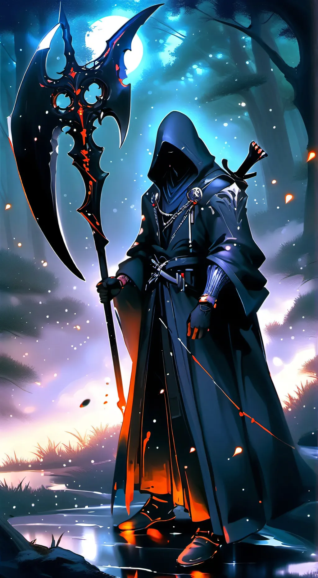 ai character: MD spectre background