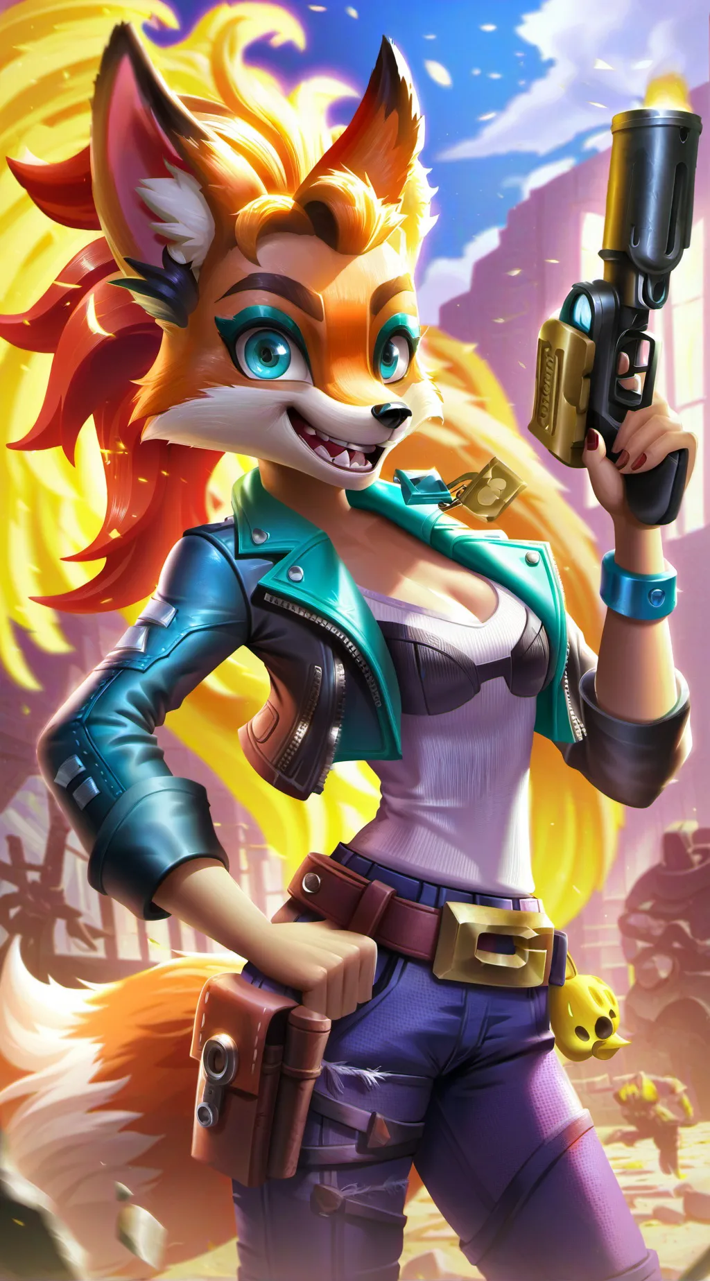 ai character: inspector fox background