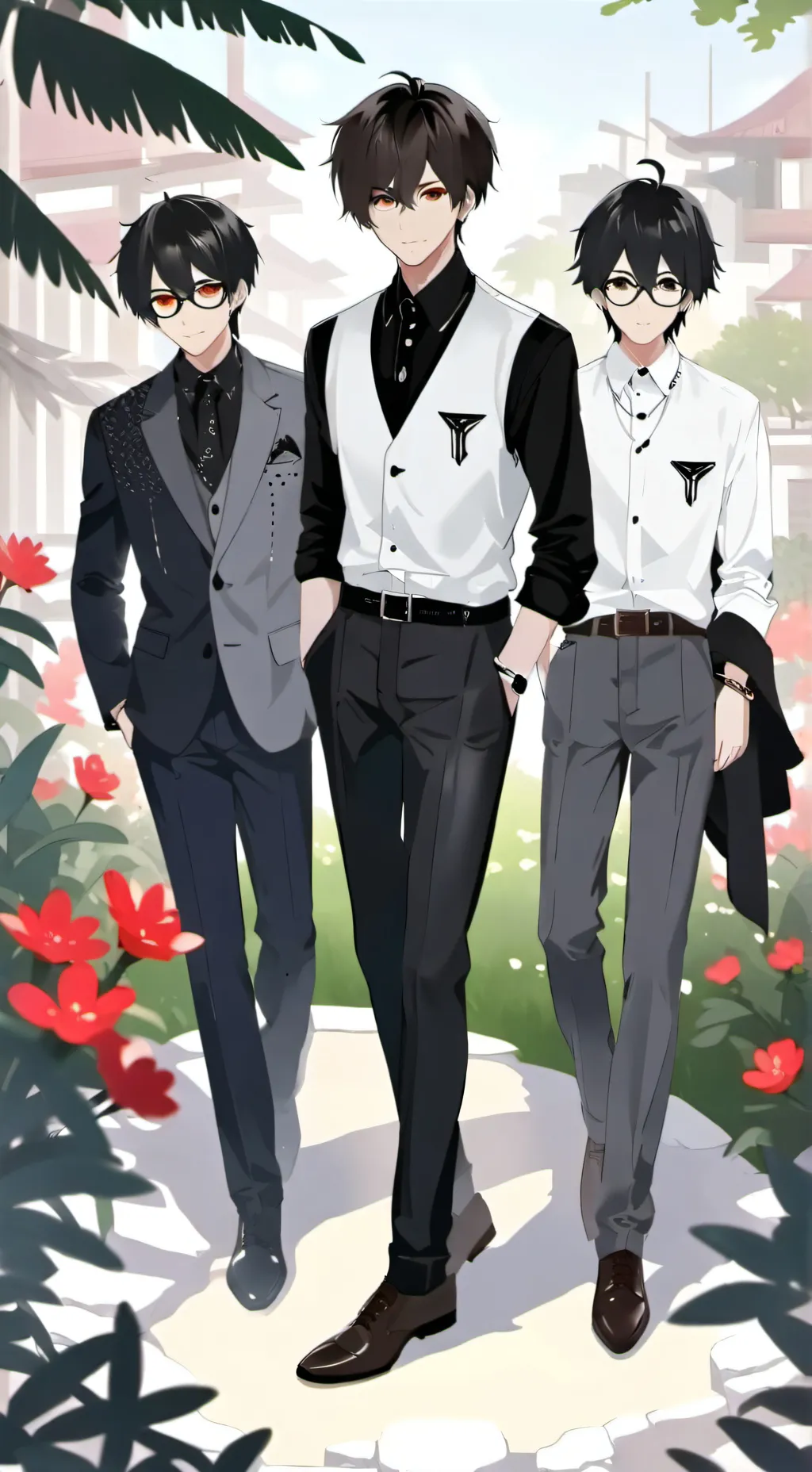 ai character: los del k-pop background