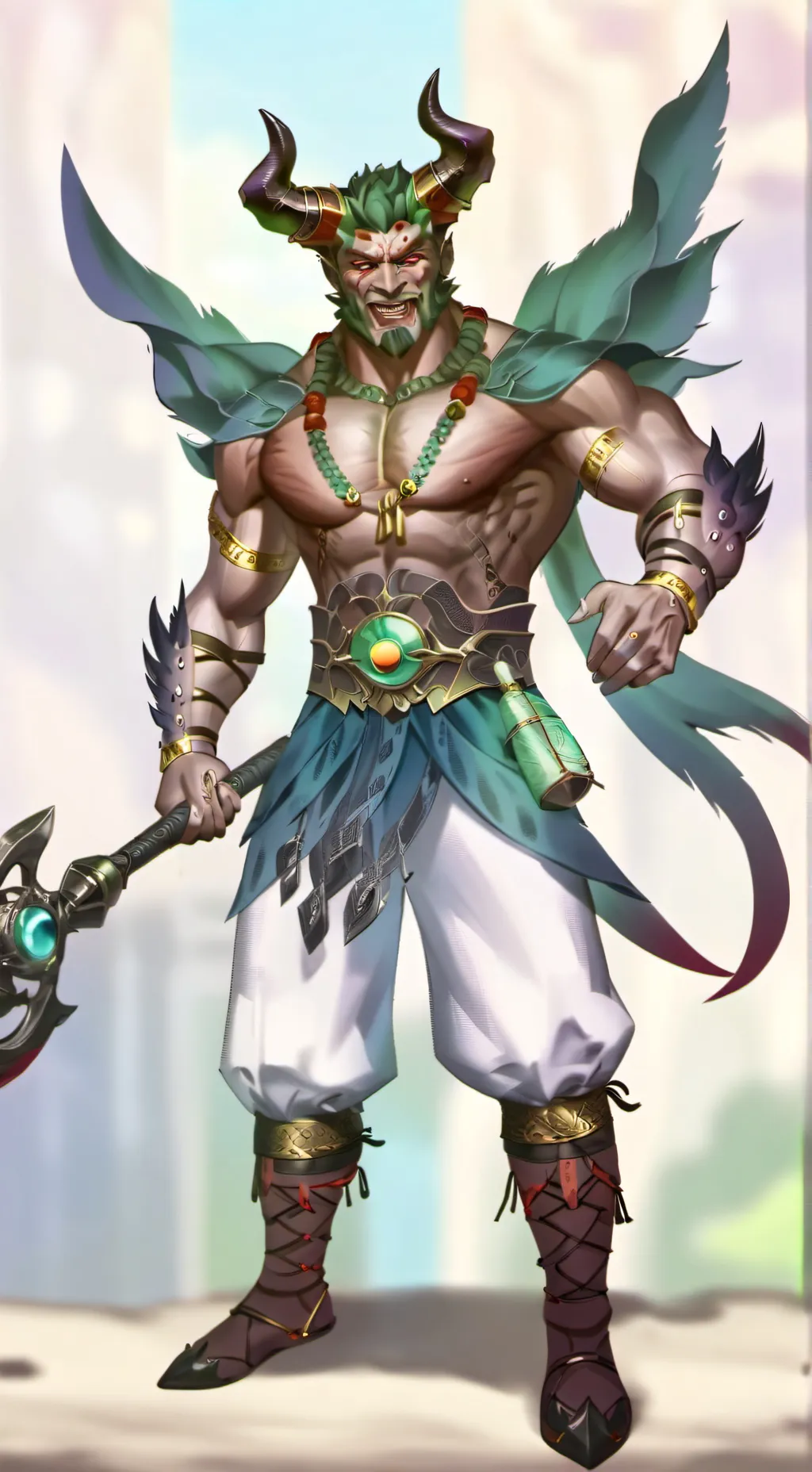 ai character: Ludarioma background