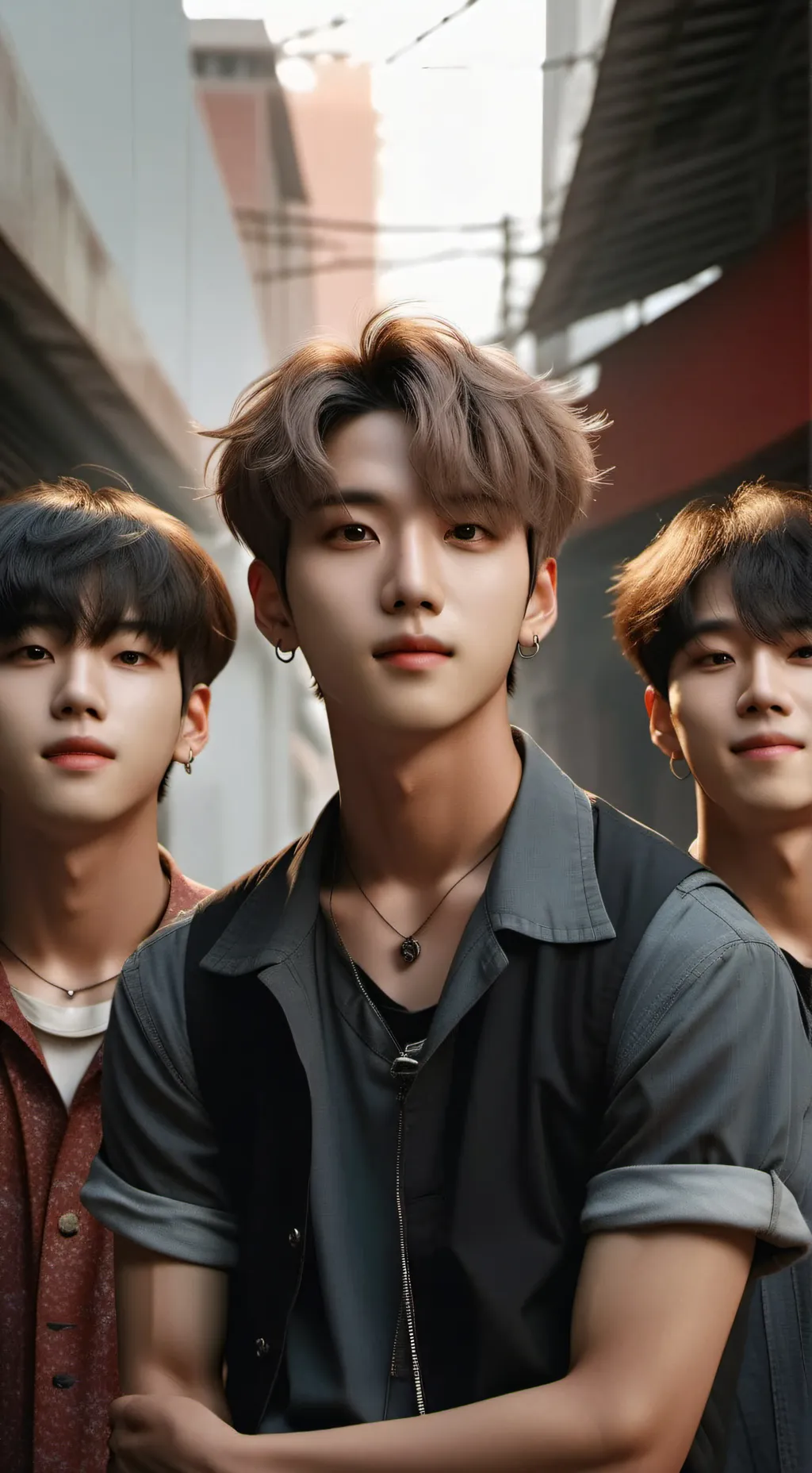 ai character: skz try not tosing background