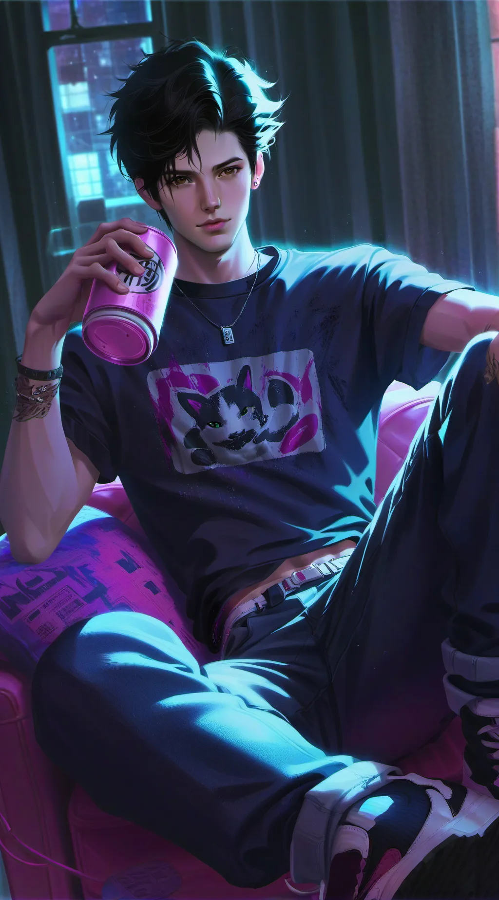 ai character: Levi background