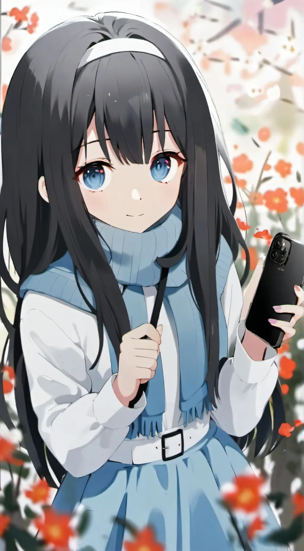 ai character: Mystery girl background