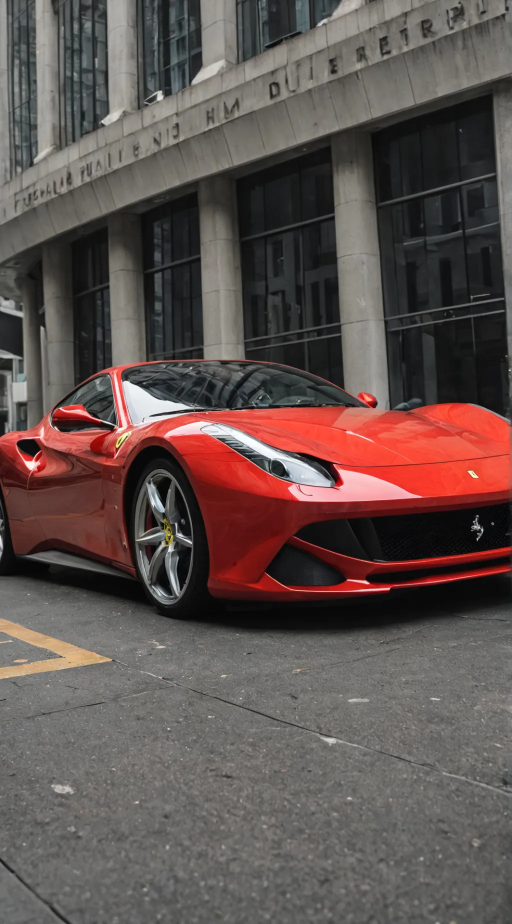 ai character: Ferrari background