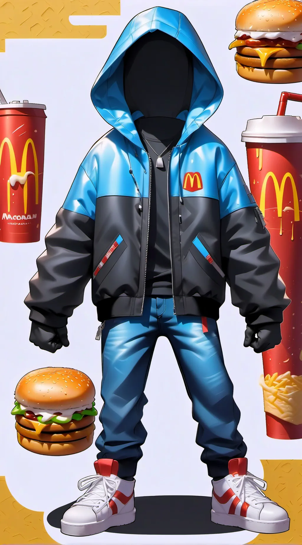 ai character: McDonald’s background