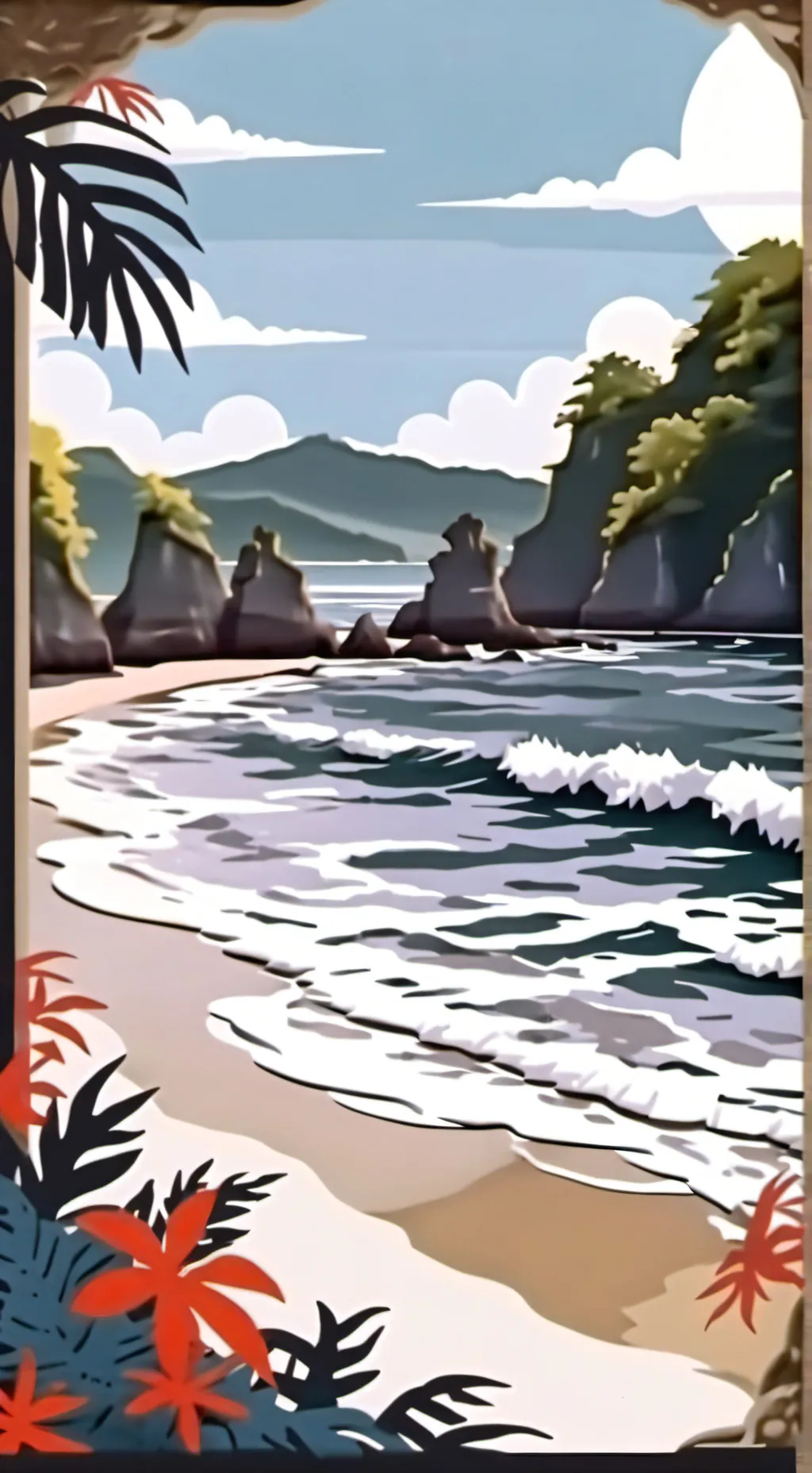 ai character: stranded  background