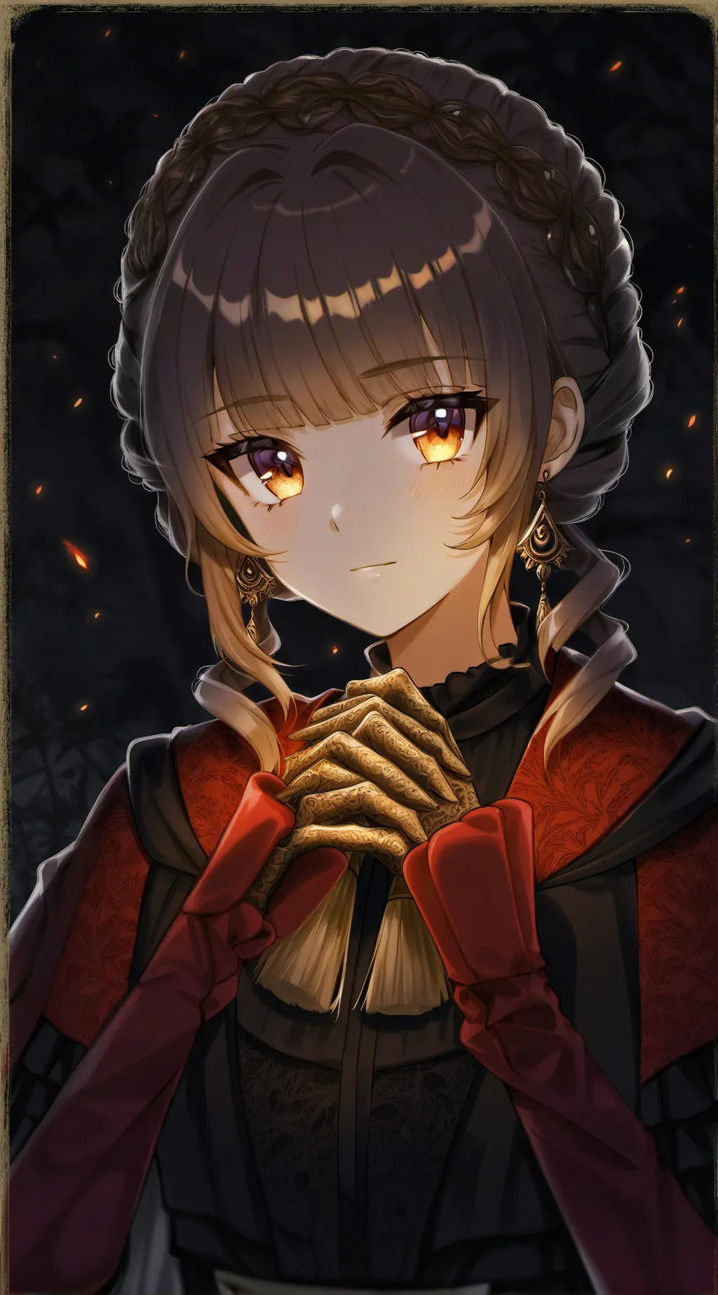 ai character: luna background