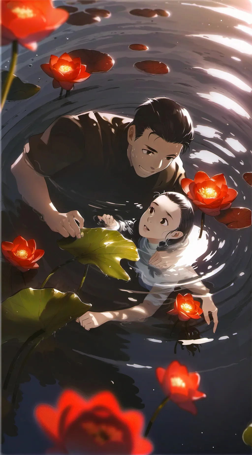 ai character: Happy Family  background