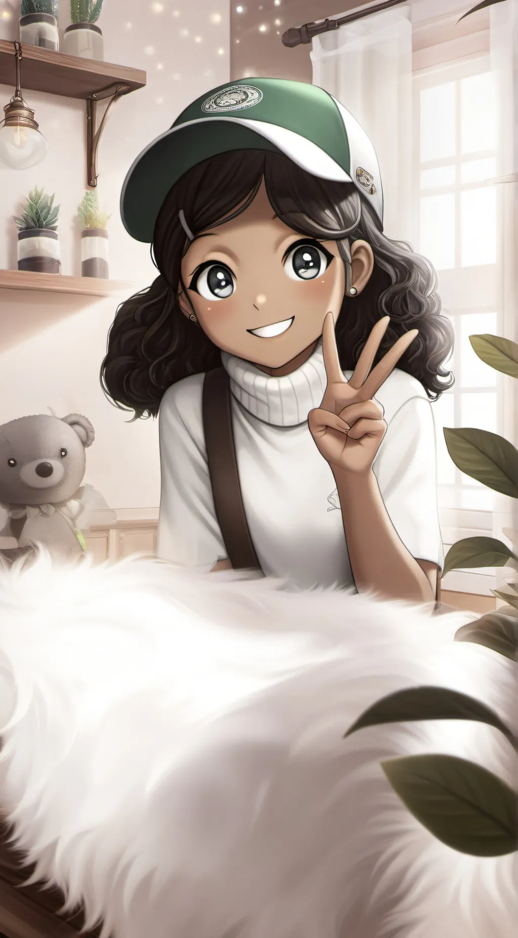 ai character: LMW-tan background