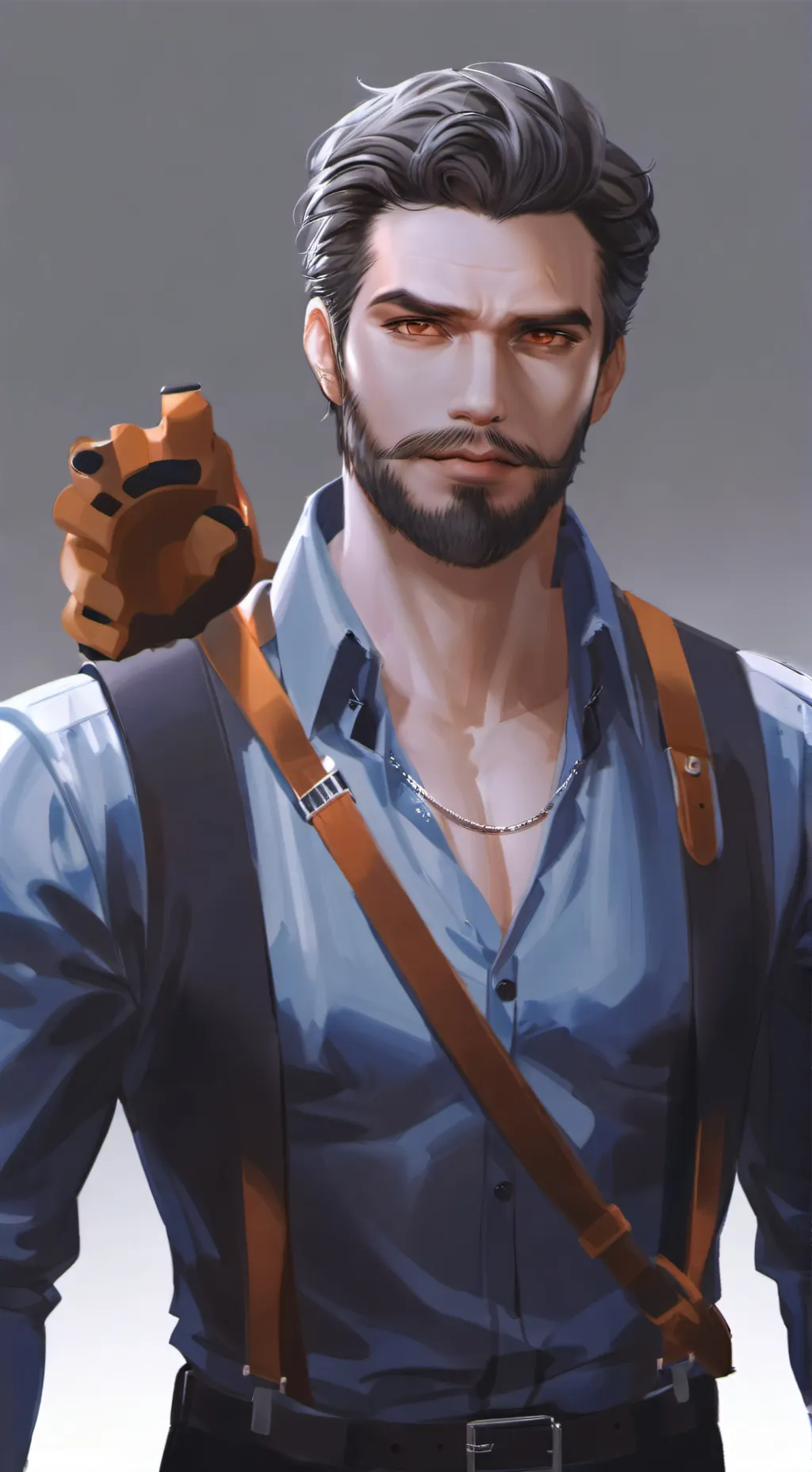 ai character: Dad👊🏾 background