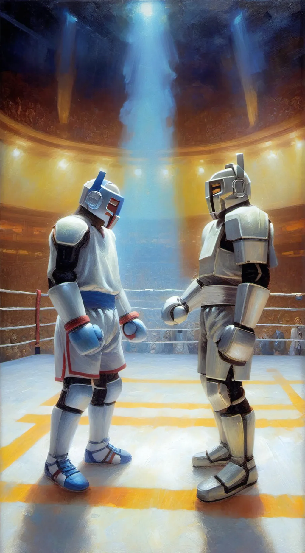ai character: Robot competition background