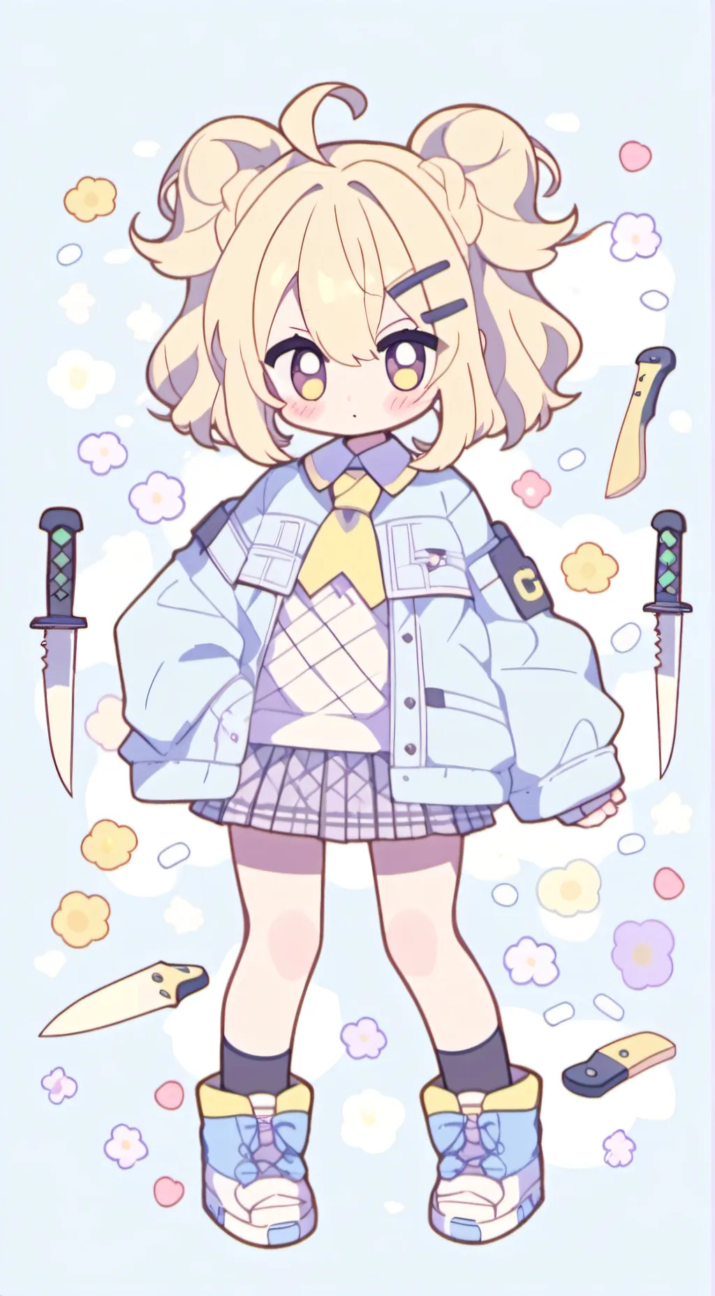 ai character: 🔪yandere toga🩸 background