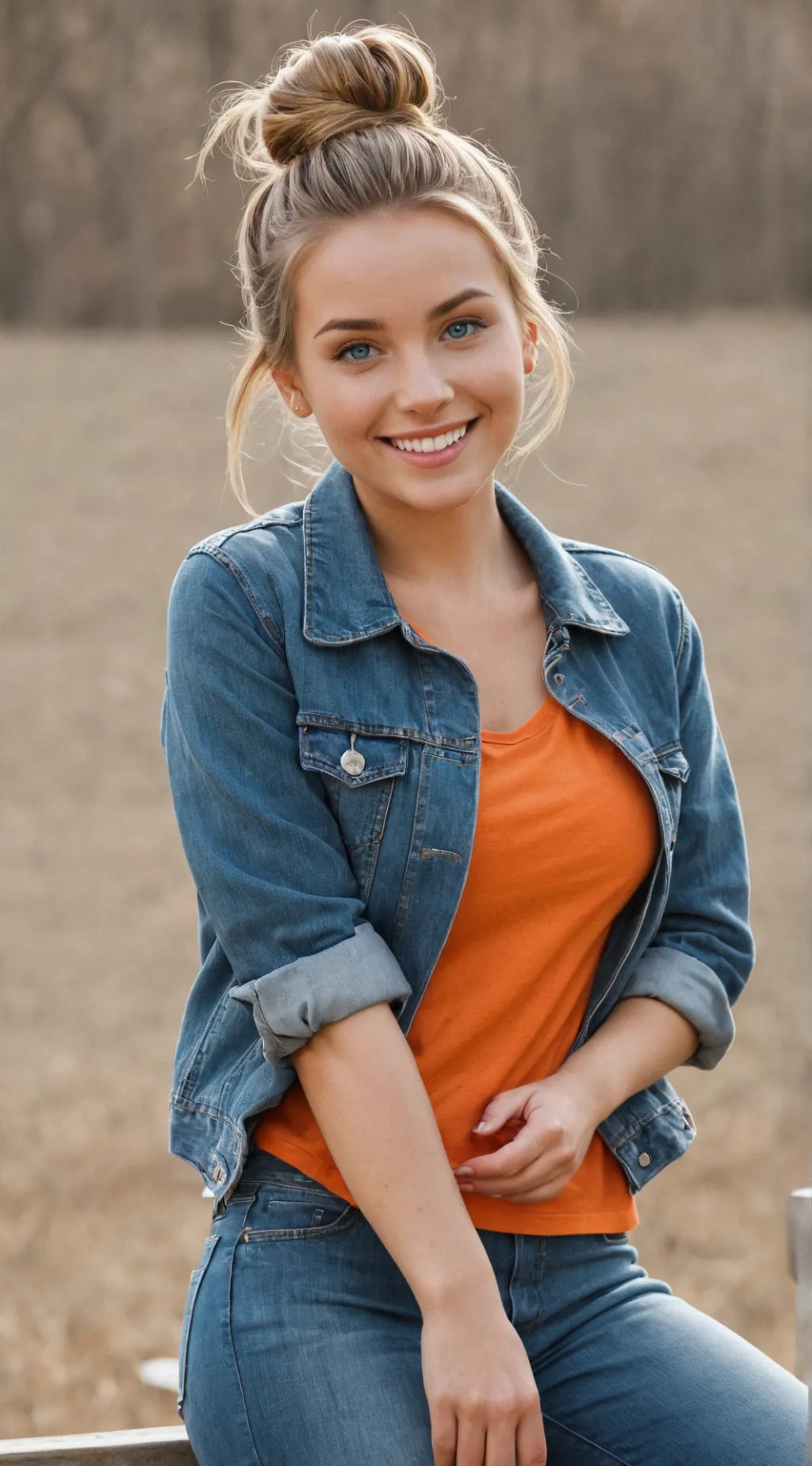 ai character: Presley  background